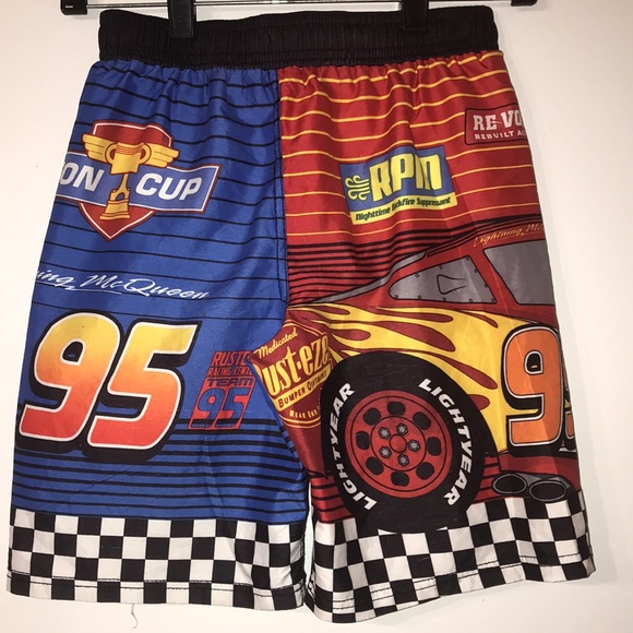 Disney Lightning MCQUEEN Boys Swim Trunks - Picture 3 of 4